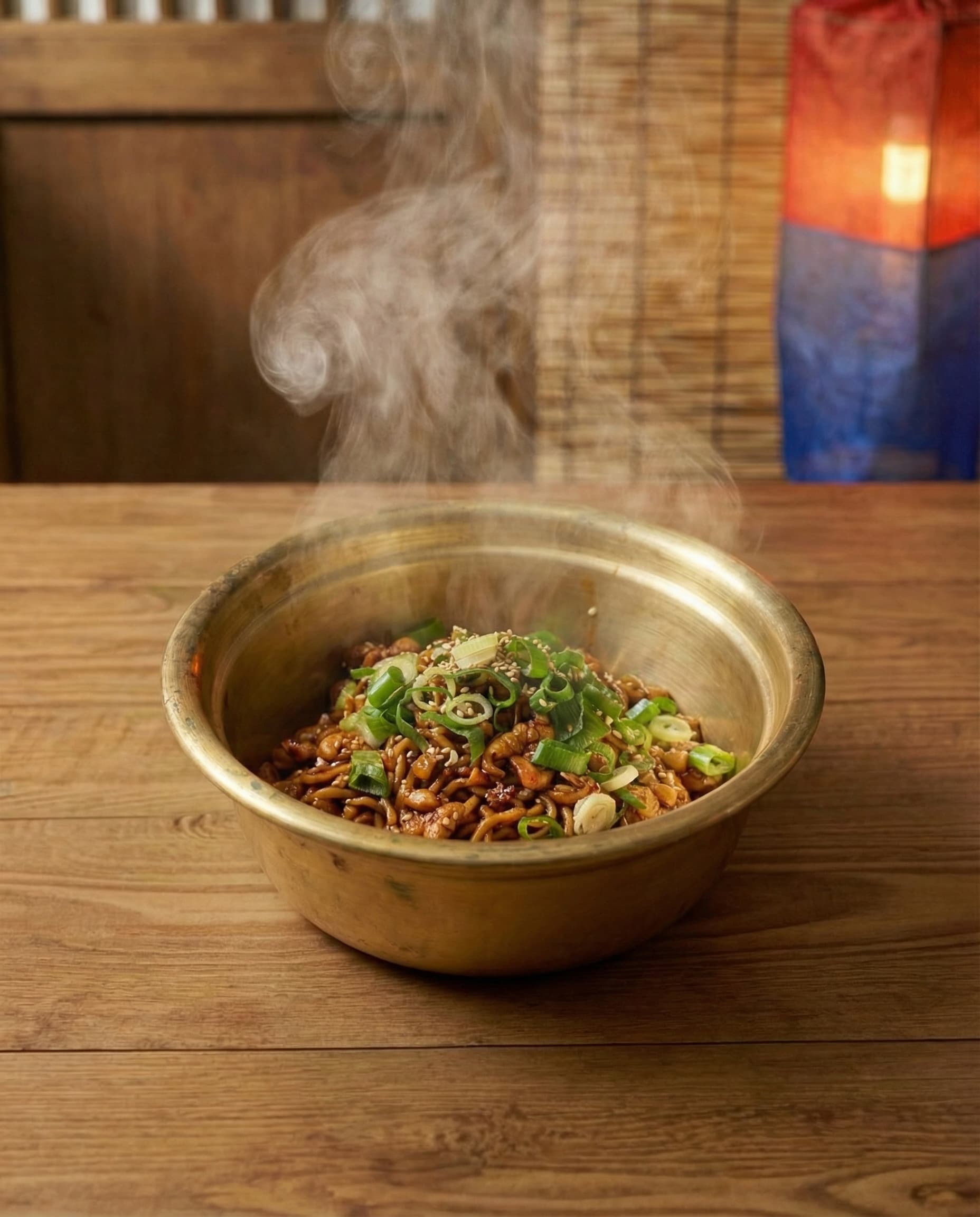 닭고기 짜장라면